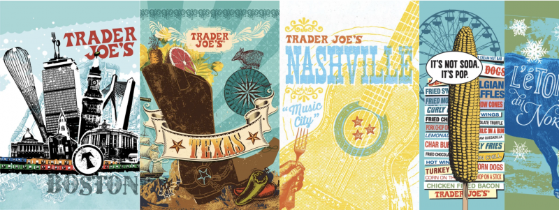 Trader Joe's bag designs