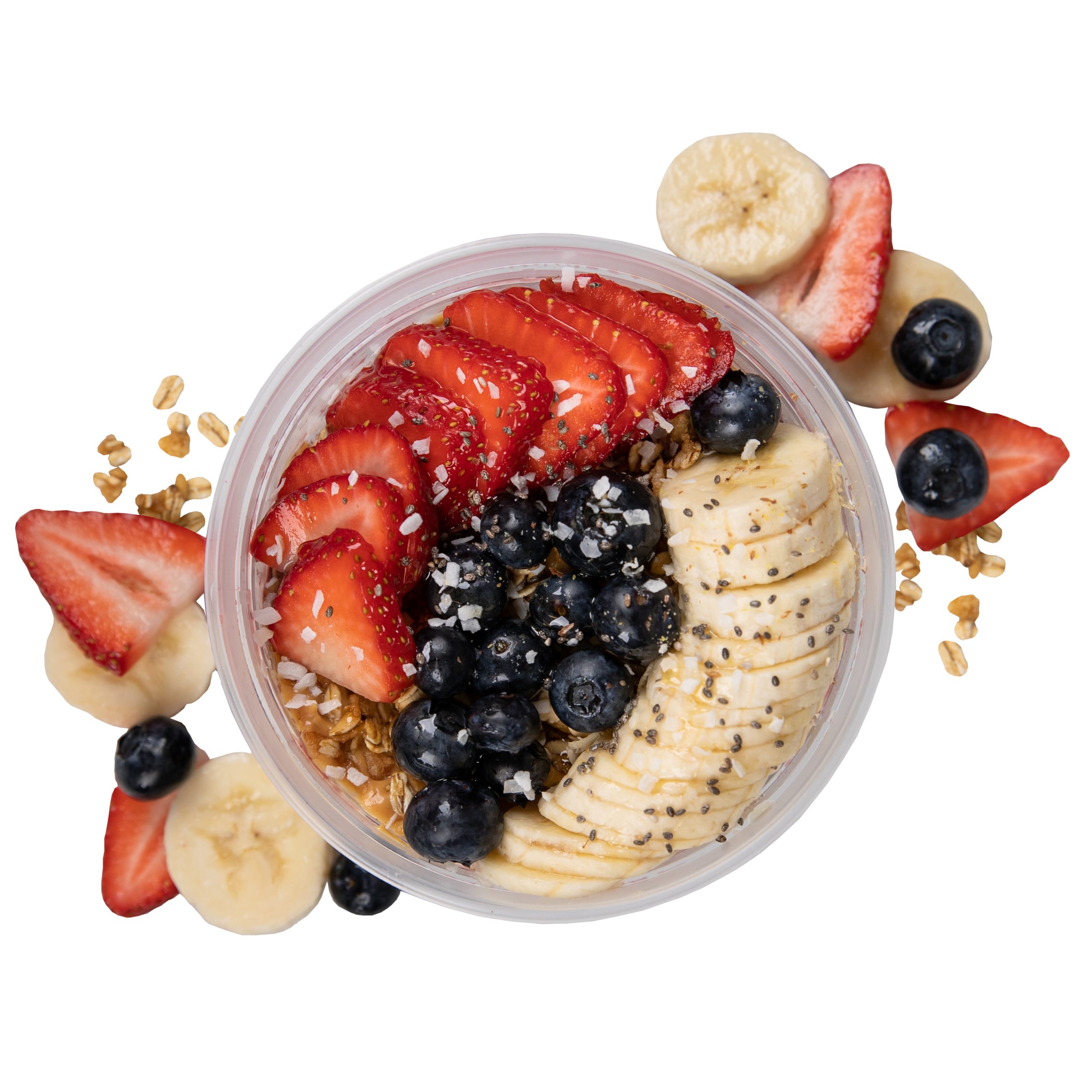 acaibowlwhite acai bowl with berries