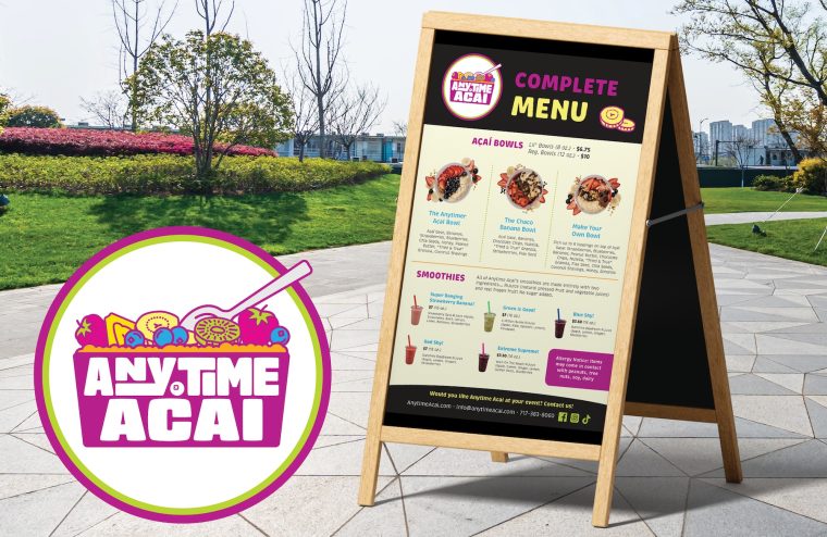 Anytime Acai Sandwich Boards