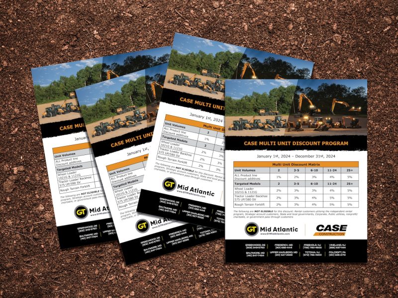 A flyer highlighting a new program between GTMA and CASE, running through 2024.