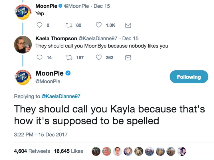 moon pie feedback social media