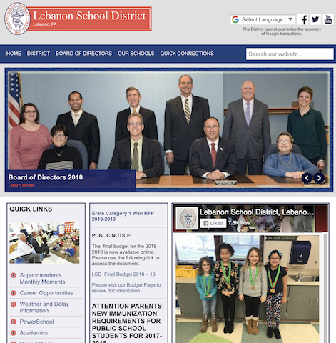 Web Design | Lebanon School District