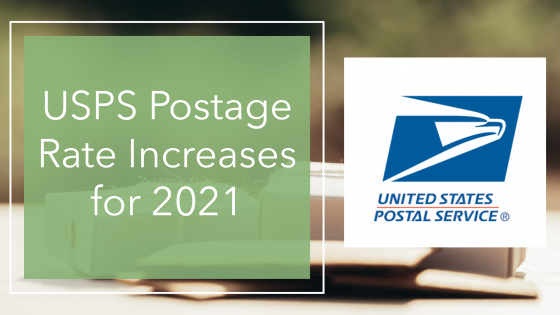 USPS Postage Rate Increases for 2021